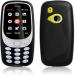 Bizbeetech Black Back Cover For Nokia 3310