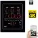 GLOSS WiFi Smart Digital Wall Clock Camera for Office/ Room Security Camera