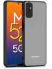 Newselect Samsung Galaxy M52 5G Black Rubber Back Cover