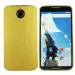 Heartly Google Nexus 6 Tpu Gold Back Case Cover