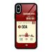 COVERS CART - Goa Boarding Pass Glass Back Case for iPhone X