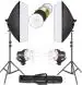 Eloies Simpex PRO HD LED 5 Photo & Video Studio Light Softbox, Continuous Lights | YouTube Shooting,Film Making, Videography, Portrait, Product Photography | (Pack of 2 Lights), with 43 inch Reflector