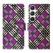 A D Enterprises Lacha Purple Flip Cover for Samsung F54 5G | Magnetic Case | Shock Absorbent | Flip Cover Samsung F54 5G
