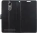 COVERBLACK Artificial Leather::Plastic Flip Cover Compatible model for Lenovo Vibe K5 Note - PA330113IN/PA330117IN - Black
