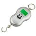 Right Gear 40Kg Smiley Mini Digital LCD Pocket Portable Hanging Kitchen With Tare Weighing Scale (Silver)