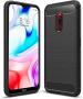 Fashionury Back Cover for Mi Redmi 8 (Black, Rugged Armor, Pack of: 1)
