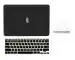 iFyx Compatible with MacBook Air 11 inch Case Cover 2015-2010 Release A1465 / A1370 Protective Plastic Hard Shell Case Cover + Keyguard Skin + DustPlugs Set (Black)