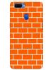 MobiEra Oppo Realme 2 Orange Bricks Design Plastic Hard Case Cover