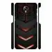 YAPZONE | Gaming Red Black Abstract | Designer Printed Hard Back Cover for OnePlus 3/3T Premium & Attractive Case for Your Smartphone