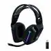 Logitech G733 Lightspeed Wireless Gaming Headset with Suspension Over Ear Headband, LIGHTSYNC RGB, Blue VO!CE mic Technology and PRO-G Audio Drivers