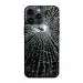Qrioh Cracked Design Glass Case for Apple iPhone 14 Pro Max