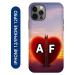 Voleano back cover for Apple Iphone 12,Iphone 12Pro, A, Love, F, letter, A, F alphabet, A, F word, A, F name, cases cover