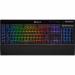 Corsair CH-925C015-NA Black Rubber K57 RGB Wireless Gaming Keyboard with USB dongle