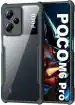 XOVO Back Cover for POCO M6 Pro 5G, POCO M6 Pro (Transparent, Dual Protection, Pack of 1)