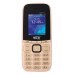 MTR M2163 Dual Sim keypad Mobile Display 1.8 with 1000 mAh Battery, Storage Upto 32MB- Gold Black