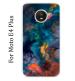 Sillystore Silicon Multicolor Back Cover For Motorola Moto E4 Plus