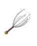 Indigenous Plastic, Metal Hand Held Scalp Head Massager