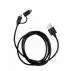Syska CC300 2 In 1 Charge And Sync Cable 1.5mtr (C-Type & Macro USB)
