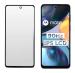 HOBBYTRONICS Matte Finish Edge To Edge 9H Full Glue Case Friendly Tempered Glass Screen Protector For Motorola G42 (Matte Black)