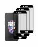 GADGETRONICS OnePlus 5 Black Tempered Glass Scratch Resistant and Anti Fingerprint Screen Protector