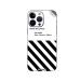 GADGETSWRAP Printed Vinyl Skin Sticker for Apple iPhone 14 Pro - Off White Wallpaper