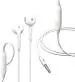 FRONY White On The Ear Hands Free Hd Sound Mobile Phone Android Wired Headset Earphone