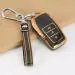 SLC-e TPU Leather Car Key Cover Compatible with Toyota Fortuner, Innova Crysta (with Key Chain) (PACK OF 1)