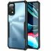 ANKIRANT Realme 7 Pro Transparent Black Bumper Plastic Hybrid Crystal Clear Camera Protect Airbag Design All Side 360 Degree Protection Back Case Cover