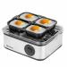Lifelong LLEB02 2-in1 Egg Boiler and Poacher 500W (Transparent & Silver Grey), Boil 8 eggs, Poach 4 eggs, Easy to clean| 3 Boiling Modes, Stainless Steel Body and Heating Plate, Automatic Turn-Off