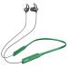 Intex Musique Trend Bluetooth in Ear Wireless Neckband with Up to 30H Playtime ASAP Charge, Dual Connectivity, Inbuilt AI Assistant and Magnet Earbuds Lock (Amber Green)