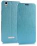Heartly Micromax Yu Yureka, Yureka Plus Cyanogenmod Faux Leather Blue Back Case Cover