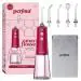 Perfora Smart Portable Water Dental Flosser For Oral Care | Power Flosser Water Jet USB C Type Charging | 5 Cleaning Modes | IPX7 Waterproof 245 Optimum Water Tank | Travel Pouch With 5 Nozzles |Viva Magenta