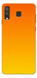 MobiEra Samsung Galaxy A8 Star Orange Gradient Design Plastic Hard Case Cover