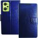 Juberous Faux Leather Case Flip Cover for Realme GT Neo 2,Realme GT Neo 3T 80W with Foldable Stand & Cards Slots - Blue