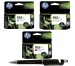 HP 955XL C/M/Y Original Ink Cartridge (Set of 3) With ITGLOBAL 3in1 Multi-Function Pen