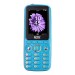 MTR Boss Dual Sim keypad Mobile Display 2.4 with 3000 mAh Battery, Storage Upto 32MB- Light blue