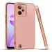 Star Craftune Back Cover for Realme C31, 6D Liquid TPU Silicone Shockproof Flexible with Camera Protection Soft Back Cover Case- Pink