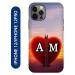 Voleano back cover for Apple Iphone 12,Iphone 12Pro, A, Love, M , letter, A, M alphabet, A, M word, A, M name, cases cover