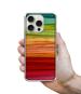 Casotec Colorful Thread Design Printed Silicon Soft TPU Back Case Cover for Apple iPhone 15 Pro