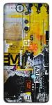 aadia One Plus 8 Matte Vinyl Graffiti Printed Mobile Skin Sticker with Scratch Resistant Lamination