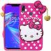 Mintak Asus Zenfone Max Pro M2 Pink and White Silicon Scratch Resistant Mobile Back Cover