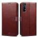 Clickaway Brown Plastic Flip Back Cover Case For Oppo F7