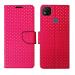 A D Enterprises Pink Dot Flip Cover for Redmi 9 | Magnetic Case | Shock Absorbent | Flip Cover Redmi 9