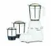 Bajaj Glory 500-Watt Mixer Grinder with 3 Jars (White)