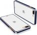 Mbcase Apple Iphone 7 Plus Blue And White Silicon Back Cover