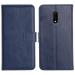 Profov OnePlus 7 Flip Cover Case | 360 Protection | Inbuilt Stand & Pockets | Wallet Style Leather Flip Back Cover Case for OnePlus 7 (Blue)