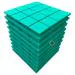 YGM Acoustic Foams Emerald Green Turbo Soundproofing Studio Acoustic Foam Panels 1X1 ,Set Of 9