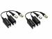 WETEK Passive HDCVI TRANSCEIVER Single Channel CCTV Camera Video Balun for AHD/HDCVI/HDTVI (Pack-2)