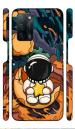 YAPZONE | Colorful Space Guy Cartoon | Designer Printed Hard Back Cover for Oppo A16 / A16s / Oppo A53s 5G Premium & Attractive Case for Your Smartphone