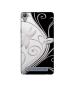 Casotec Black And White Design Printed Silicon Soft TPU Back Case Cover for Micromax Canvas Fire 6 Q428